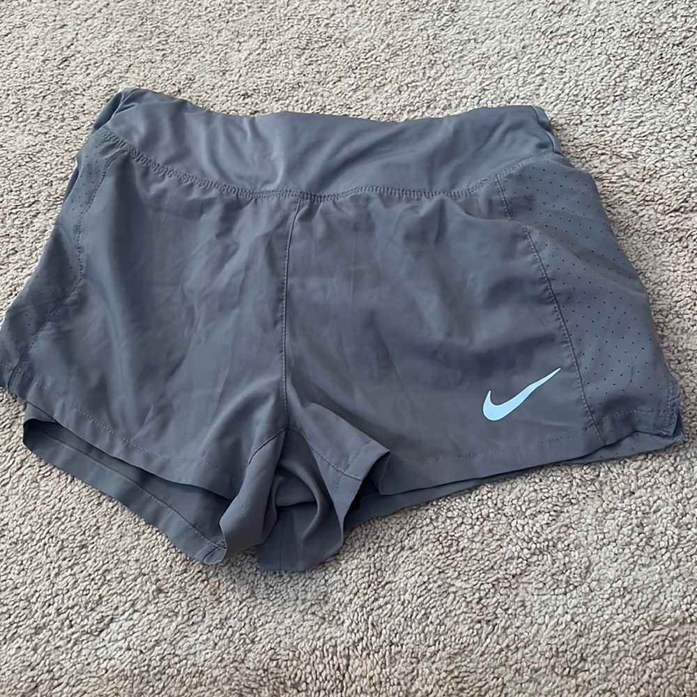 Nike Gray Running Shorts (Size Small)